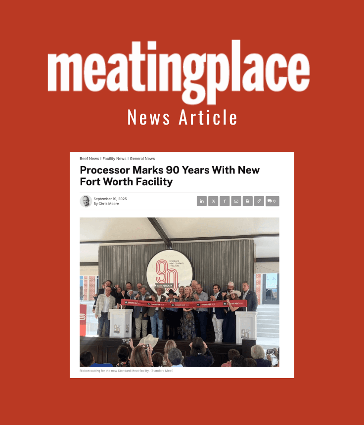 Standard Meat Company Featured in Meatingplace Magazine: 90 Years Strong